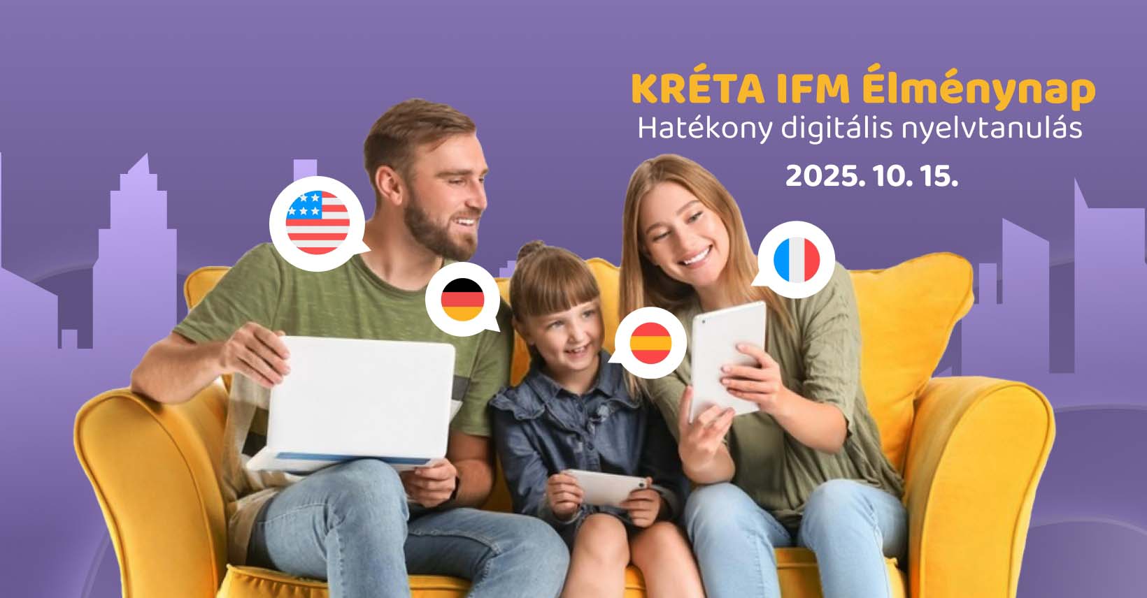 Több száz iskola kapcsolódott be a KRÉTA IFM Élménynapba, Ingyenes nyelvtanulási lehetőség diákoknak és szülőknek